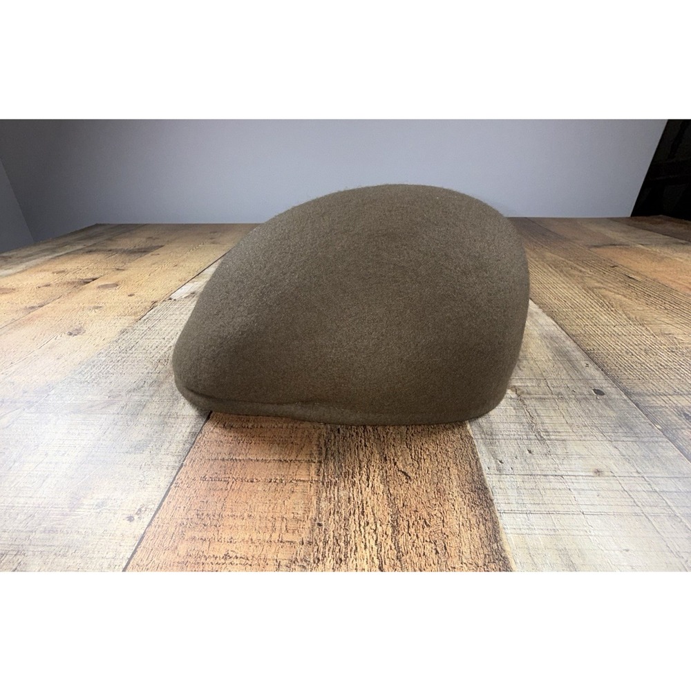 Borsalino Rachel Men's M Brown 100% Wool Felt Ivy Flat Cap Newsboy Made Czech - Picture 5 of 11